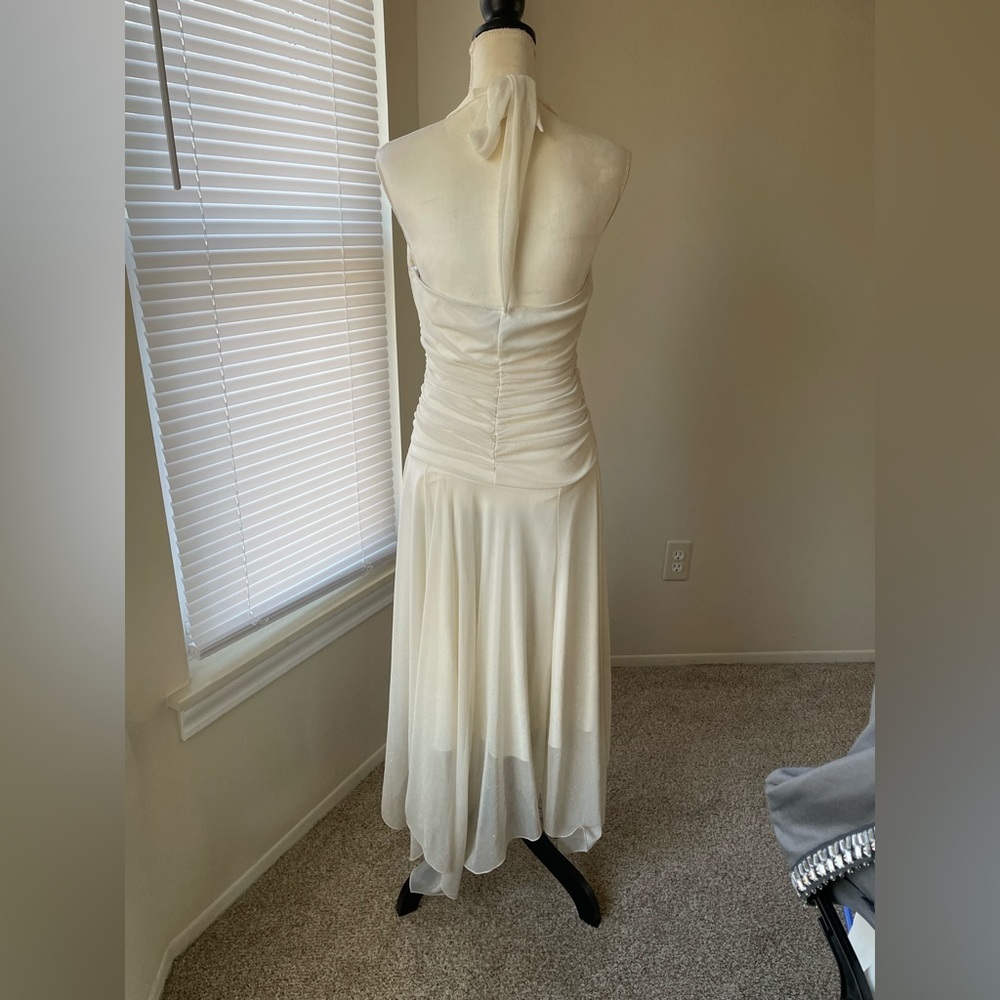 Xoxo Halter Neck Sparkly New Year Eve Dress Size L - Picture 6 of 16